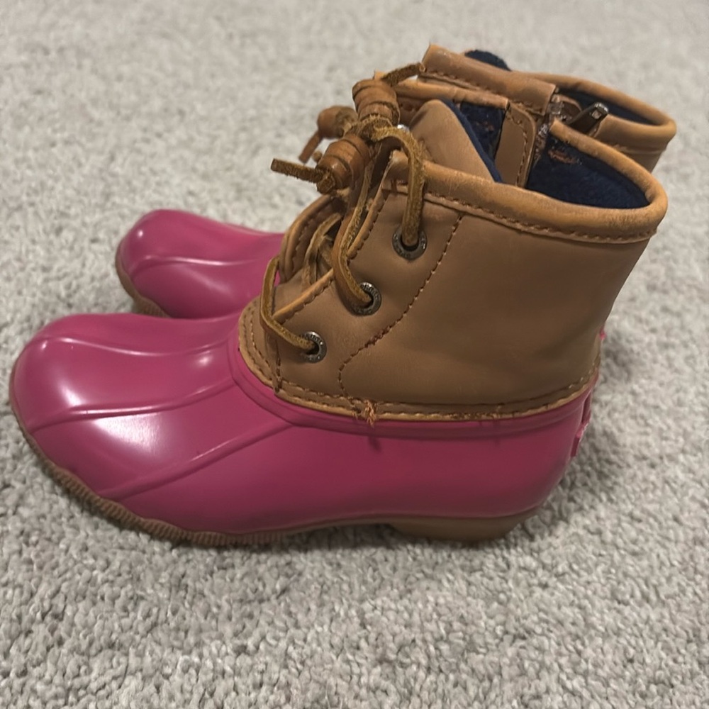 Sperry Kids Saltwater Duck Boots size 9